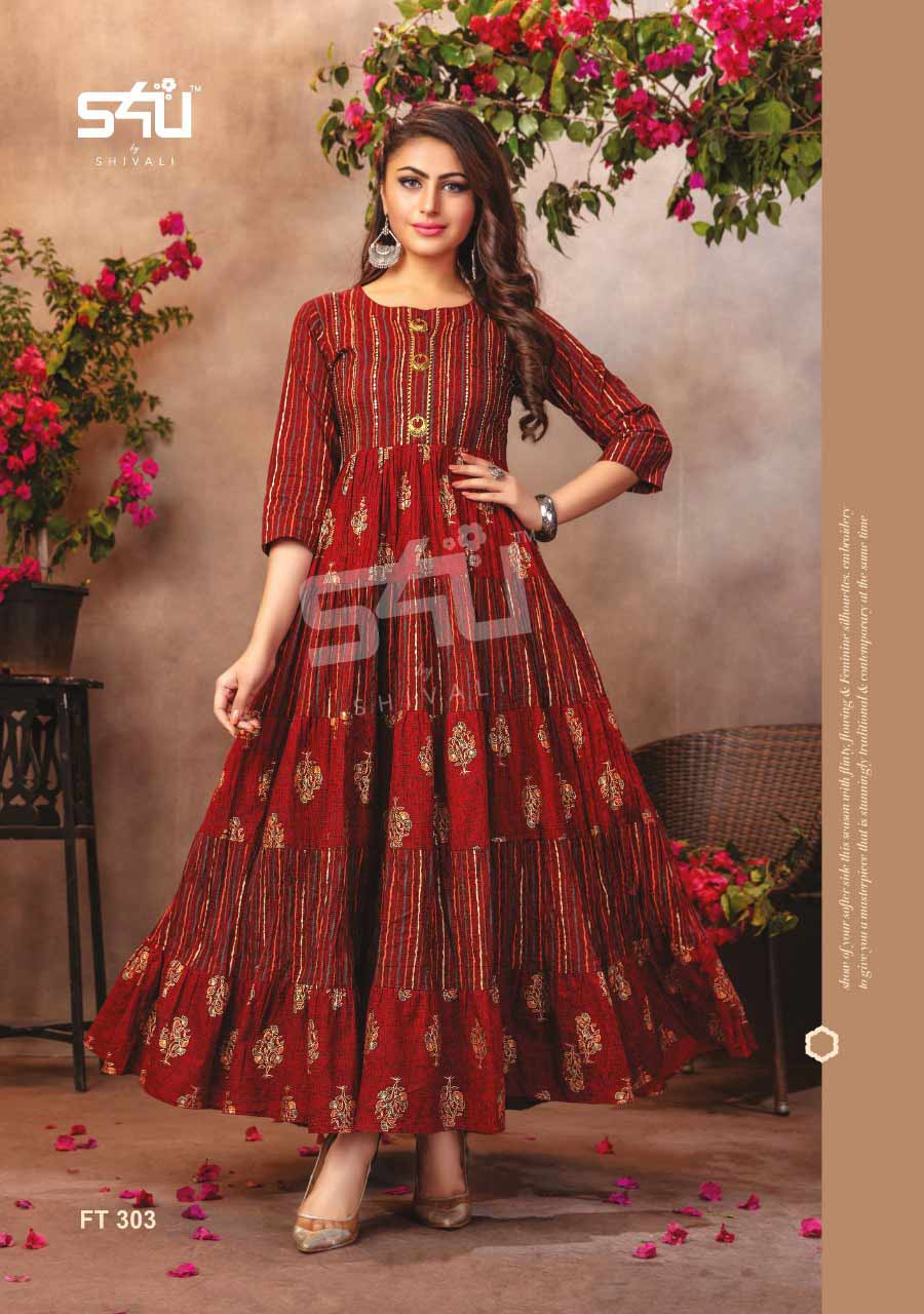 Flairy Tales Vol-3 Cotton Anarkali Kurti Set Flairy Tales Vol-3 Cotton Anarkali Kurti Set